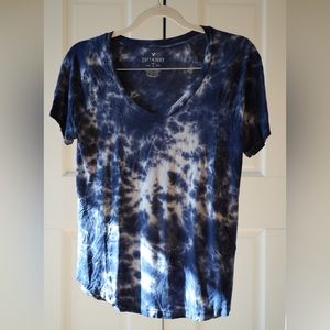 AEO Blue Tie Dye T-shirt
